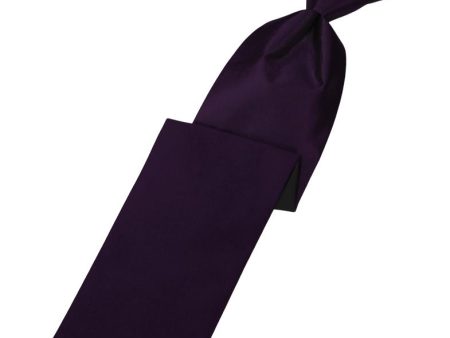 Amethyst Luxury Satin Kids Necktie Online Sale