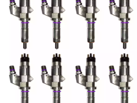 Exergy 01-04 Chevrolet Duramax 6.6L LB7 Reman 500% Over Injector w Internal Modification - Set of 8 Online Sale