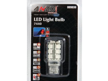 ANZO LED Bulbs Universal 7443 7440 Red Online Hot Sale