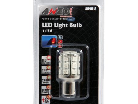 ANZO LED Bulbs Universal LED 1156 Red - 24 LEDs 2in Tall Online now