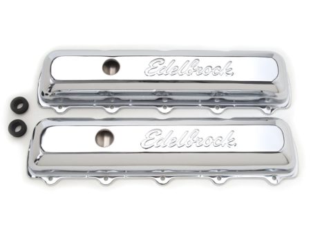 Edelbrock Valve Cover Signature Series Oldsmobile 350-455 CI V8 Chrome Online now