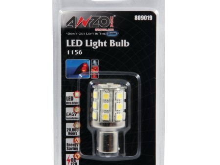 ANZO LED Bulbs Universal LED 1156 White - 24 LEDs 2in Tall Discount