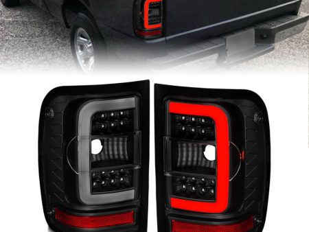 ANZO 01-11 Ford Ranger LED Taillights - Black Housing w  Smoke Lens & Light Bar Online Sale